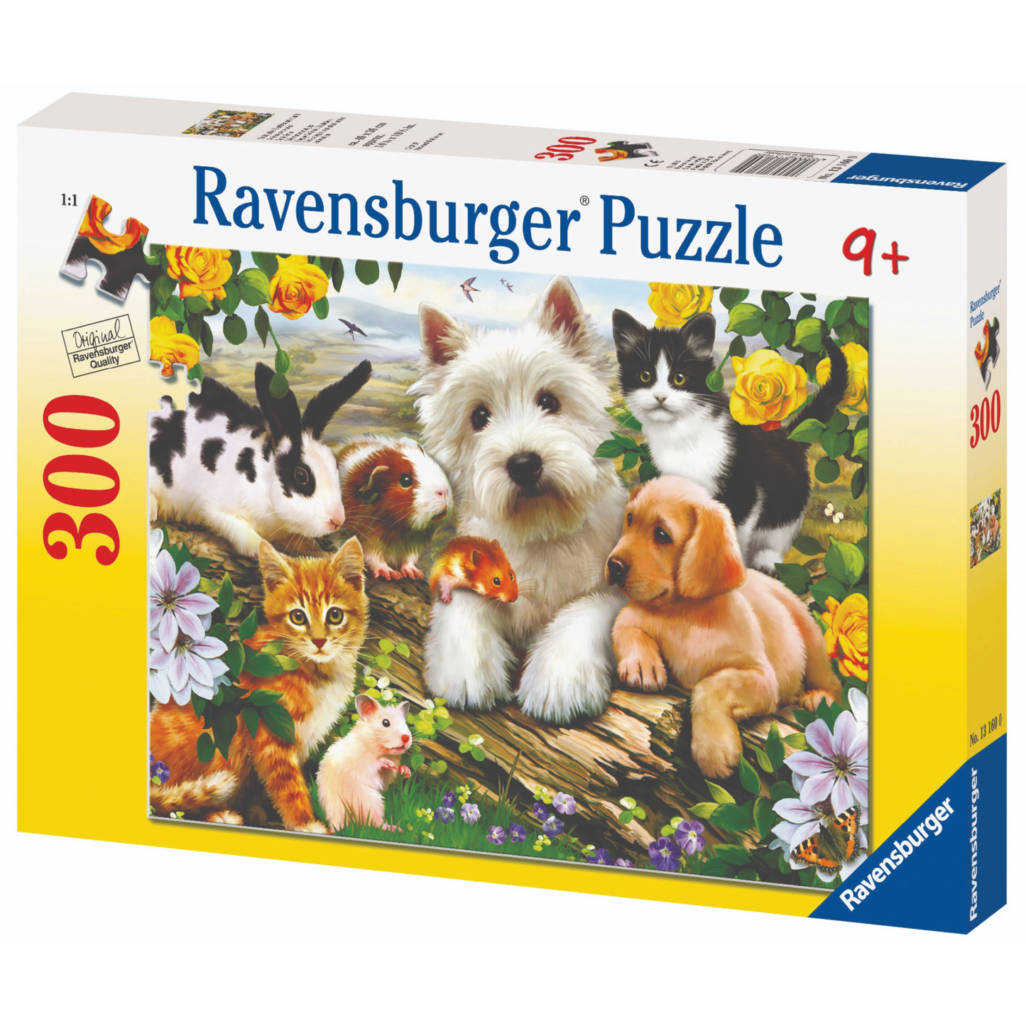 Ravensburger - Happy Animal Babies Puzzle 300 pieces
