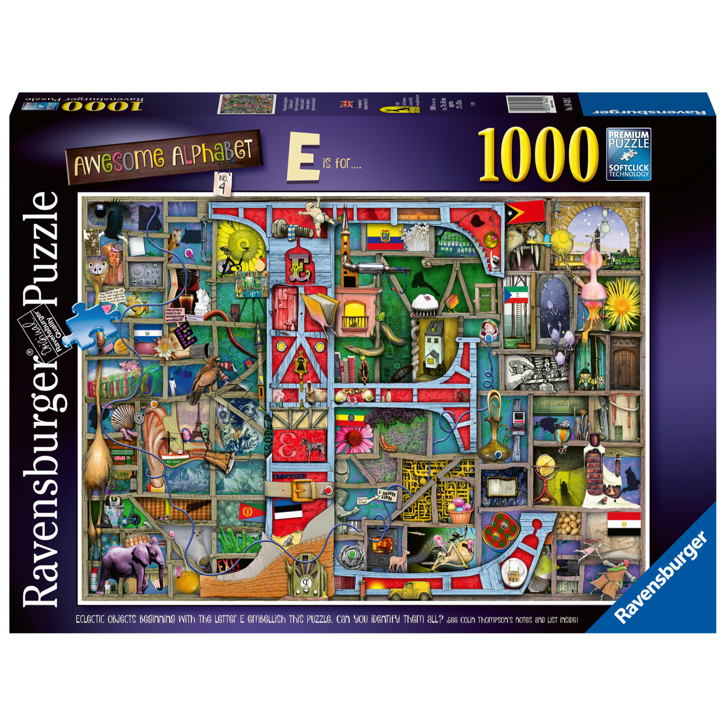 Ravensburger - Awesome Alphabet E 1000 pieces