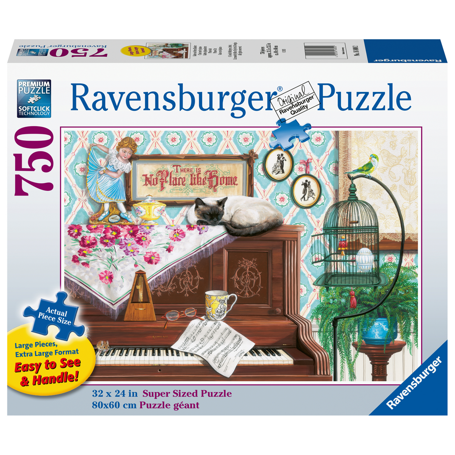 Ravensburger - Piano Cat Puzzle 750pcLF