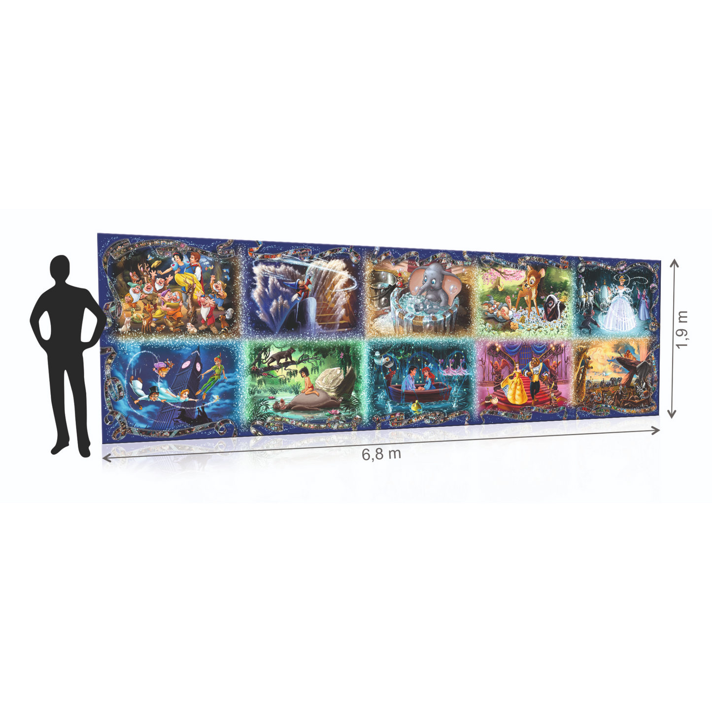Ravensburger - 10 Classic Memorable Moments Puzzle 40320pc