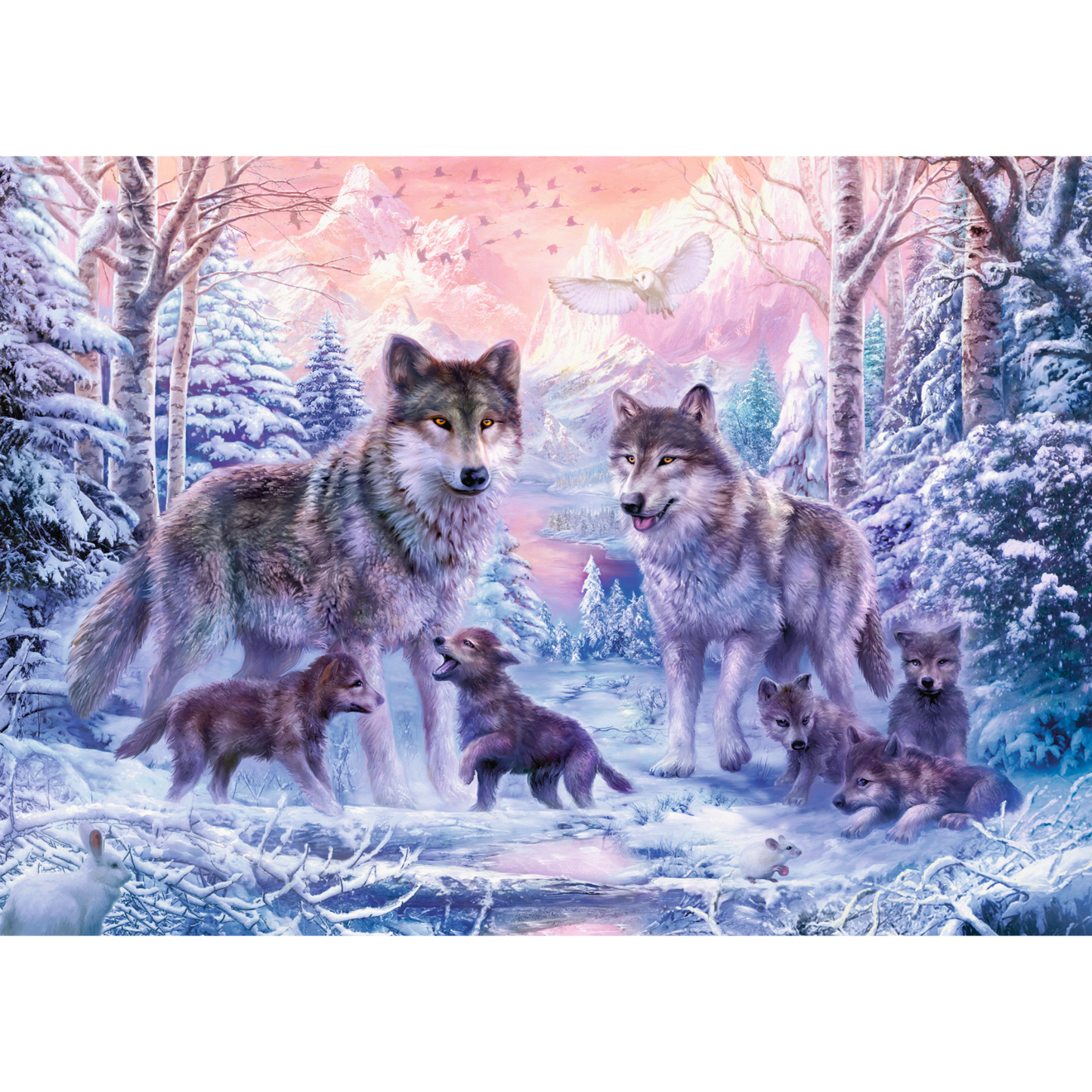 Ravensburger - Arctic Wolves Puzzle 1000 pieces
