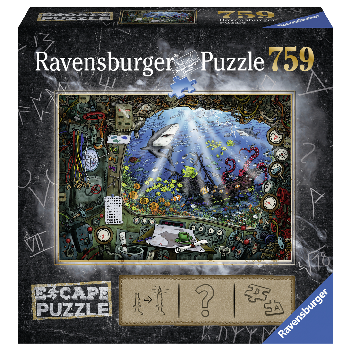 Ravensburger - ESCAPE 4 Submarine Puzzle 759 pieces