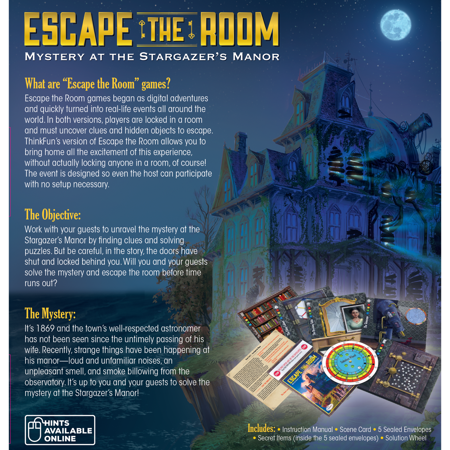 ThinkFun - Escape Room: Stargazer’s Manor