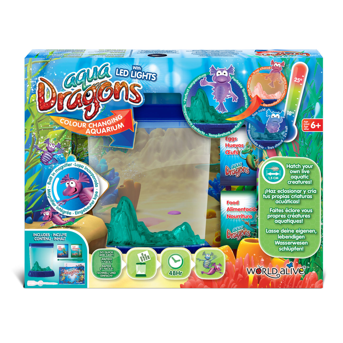 Aqua Dragons - Deep Sea Habitat with LED Lights