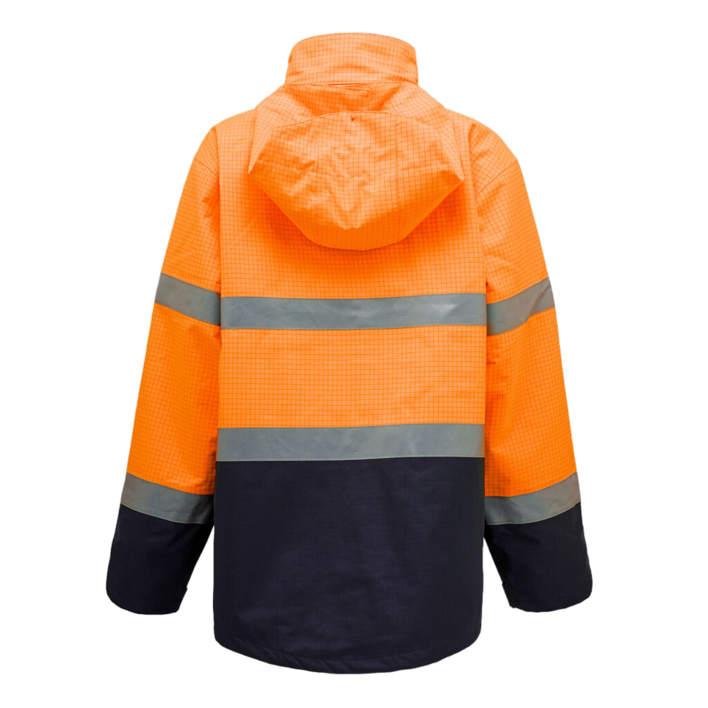 KingGee Men's Fr Wet Weather Jacket - Orange/Navy