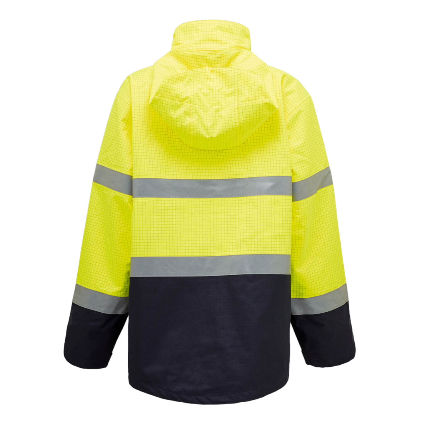 KingGee Men's Fr Wet Weather Jacket - Yellow/Navy