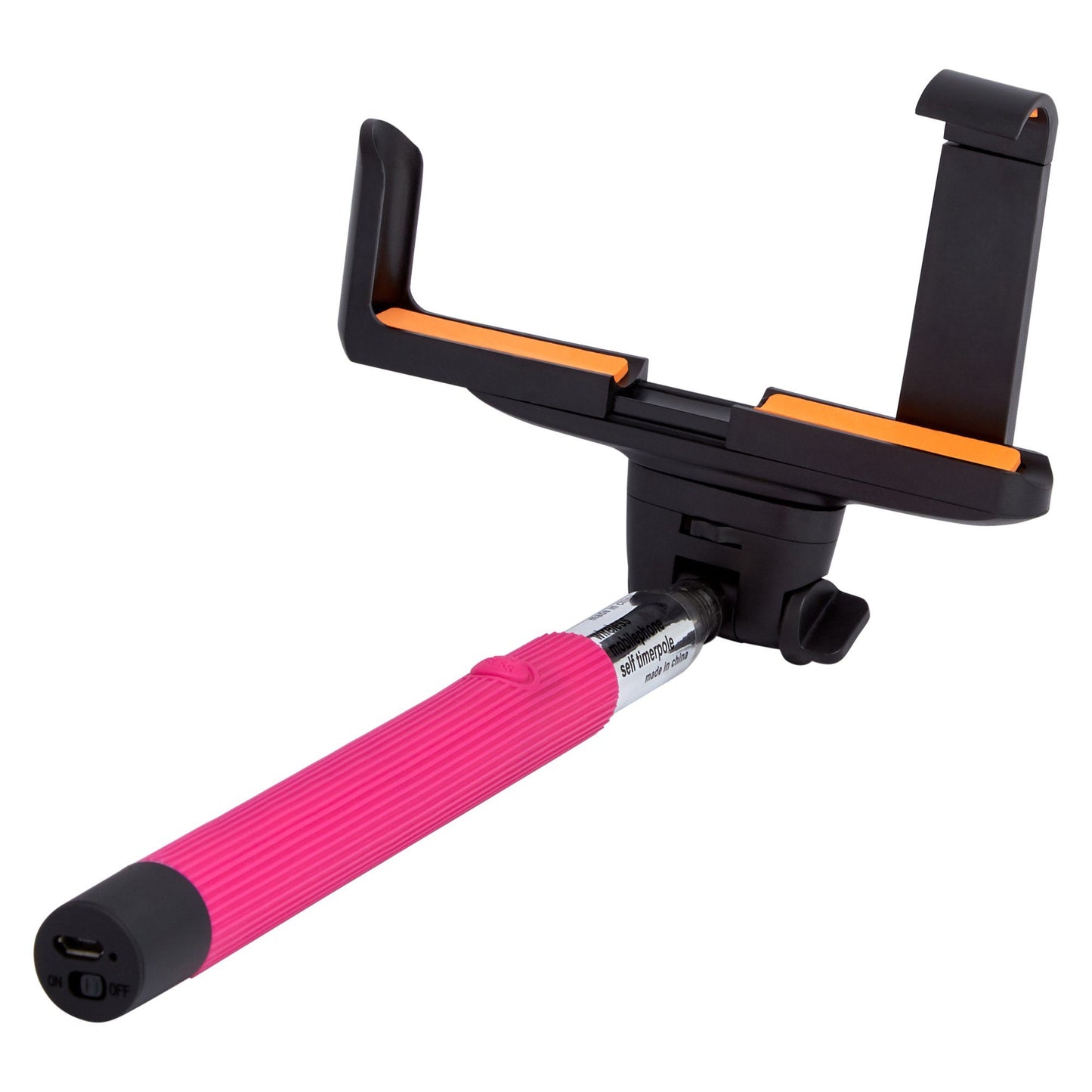 Selfie Stick - Pink Tech Power
