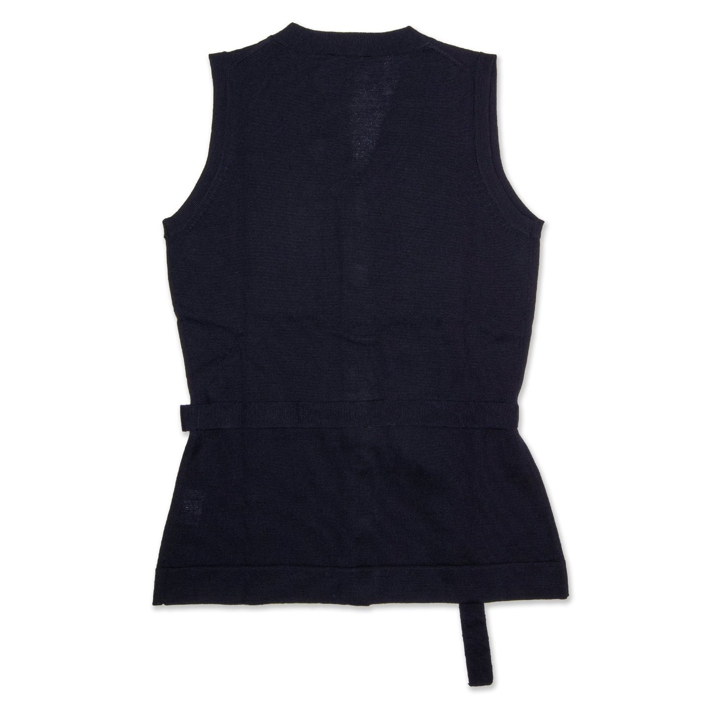 StyleCorp Black Knit V-Neck Button Vest - Black Workwear StyleCorp