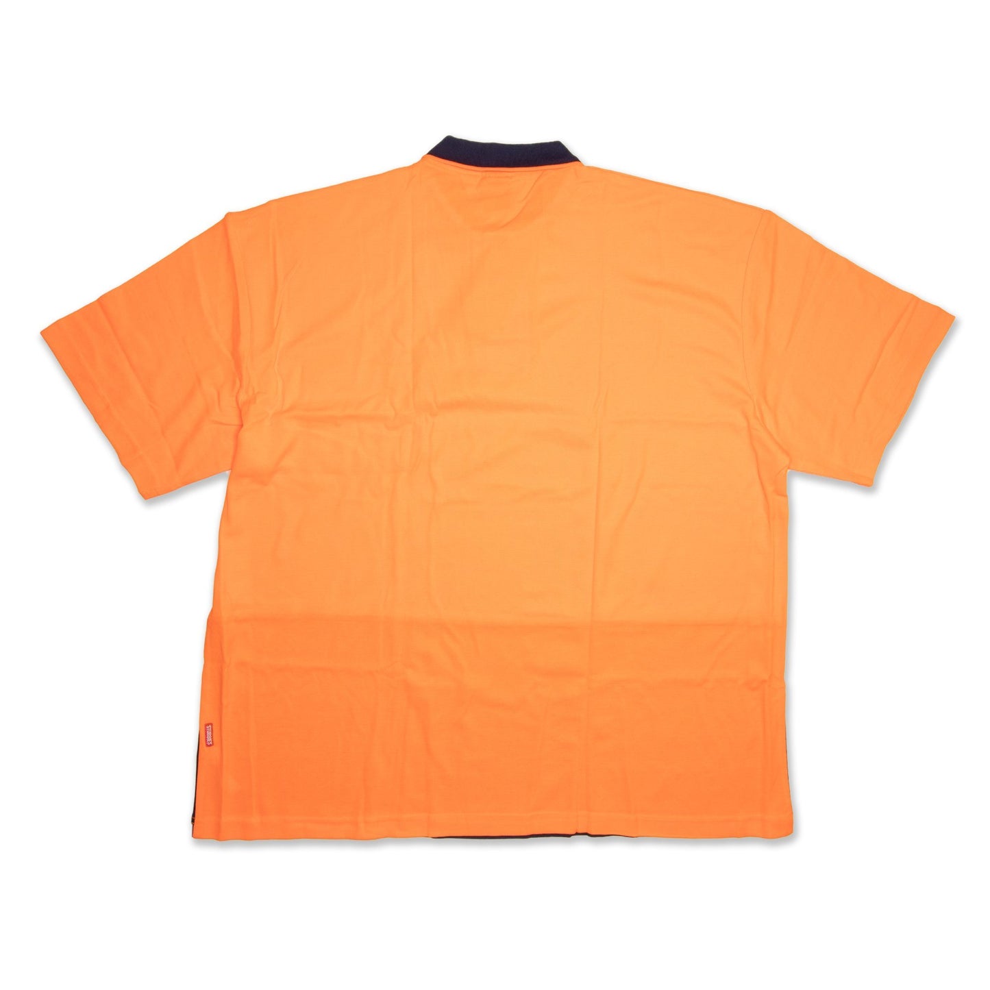 Stubbies Hi Vis Short Sleeve Men's Polo - Orange Workwear Stubbies