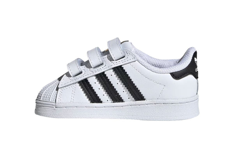 Adidas Kids Superstar Infant Running Shoes (White/Core Black/White)