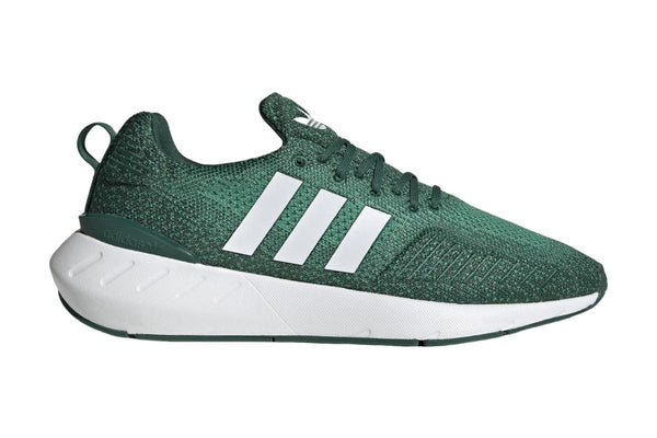 Adidas Men's Swift Run 22 Running Shoes (Collegiate Green/White/Collegiate Green)