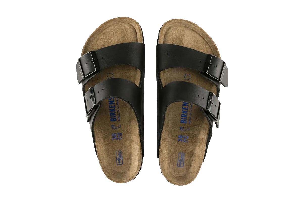 Birkenstock Arizona BF Soft Footbed Regular Fit Sandal (Black)