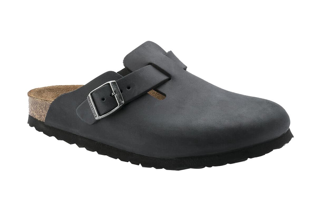 Birkenstock Unisex Boston FL Sandal (Black)