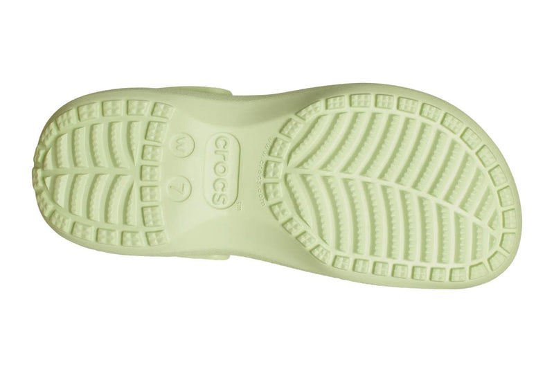 Crocs Women's Classic Platform Clog Sandals (Celery)