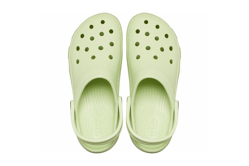 Crocs Women's Classic Platform Clog Sandals (Celery)