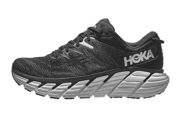Hoka One One Men's Gaviota 4 Running Shoes (Black/White)