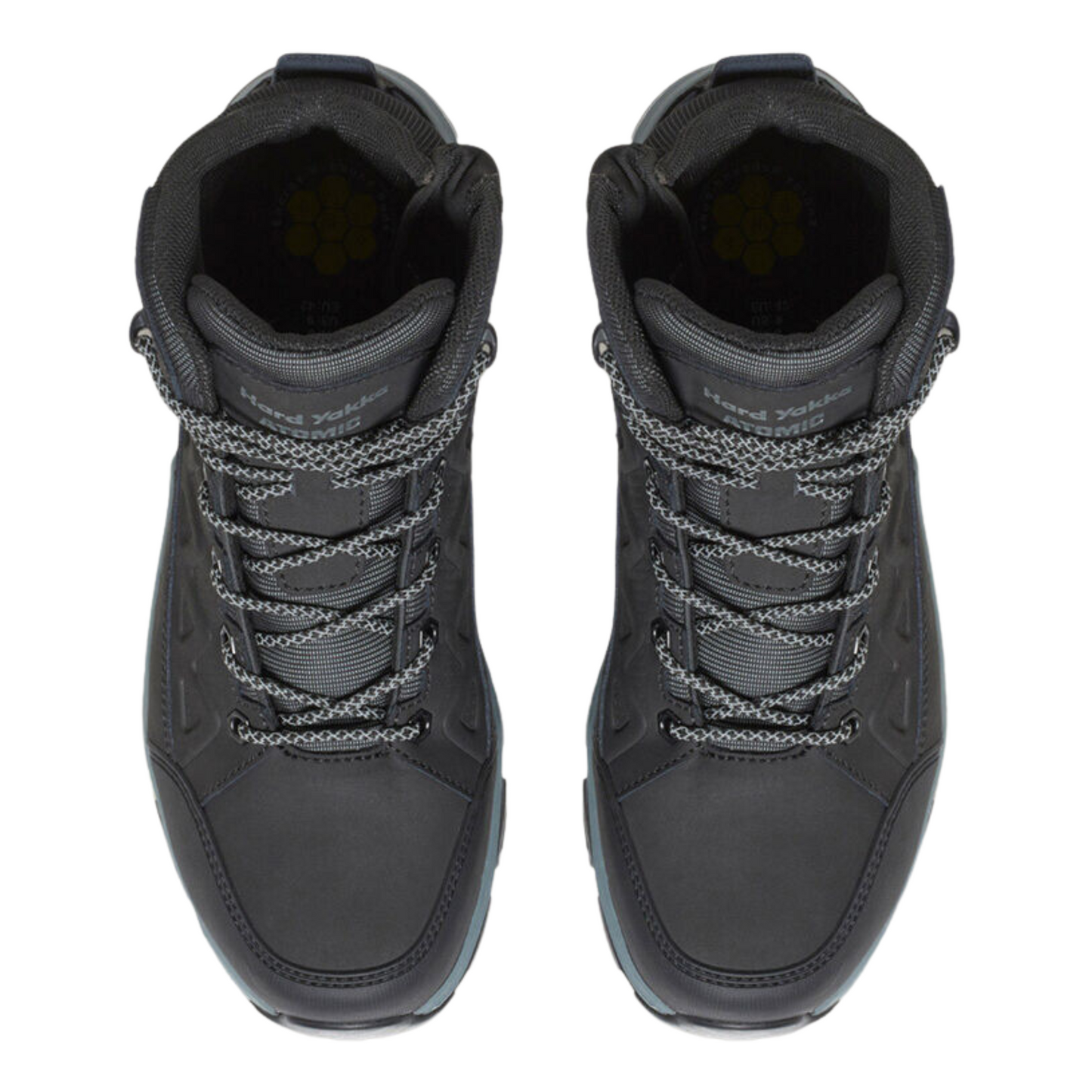 Hard Yakka Men's Atomic Hybrid Lace Up & Side Zip Safety Boot - Black
