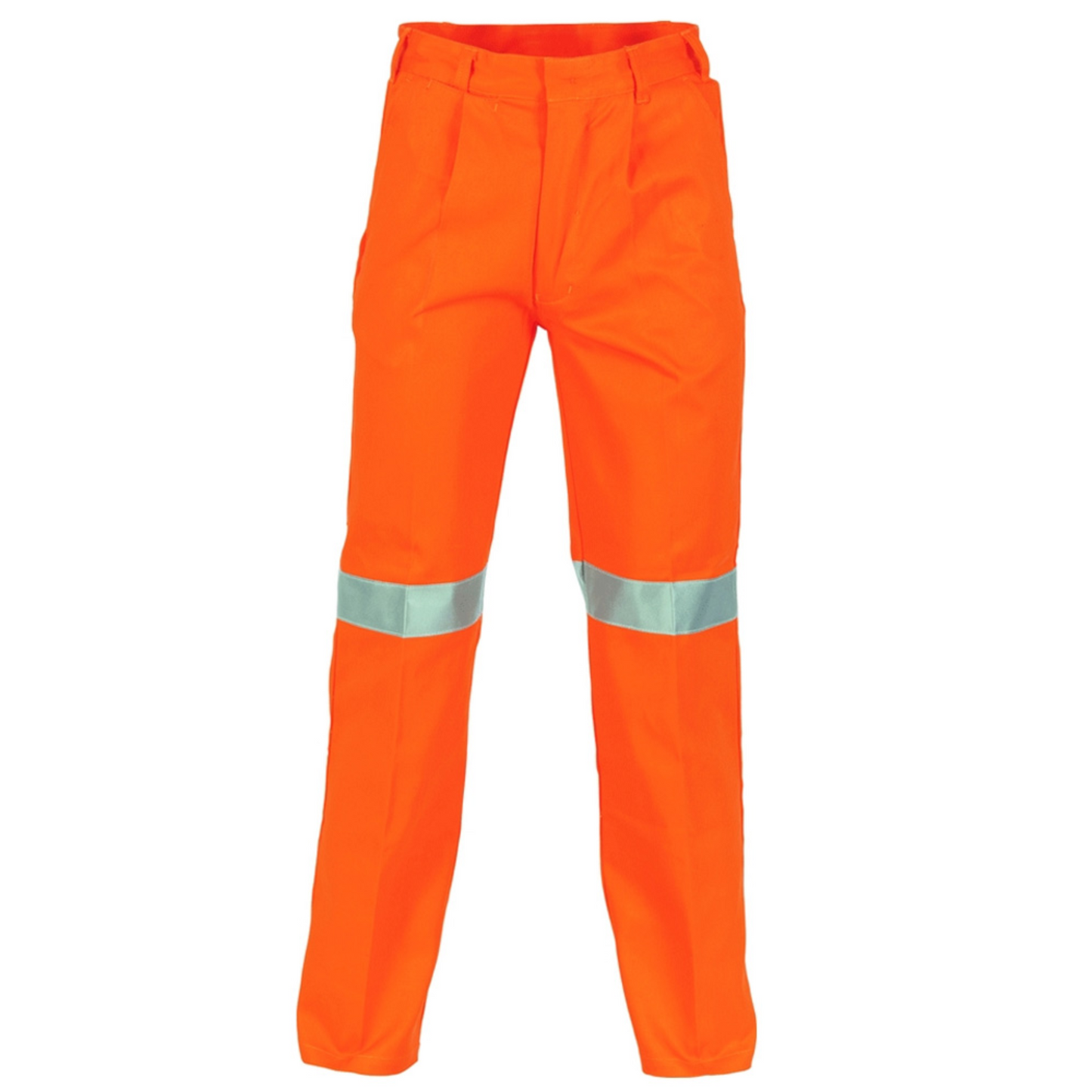 Hard Yakka Men's Foundations Cotton Drill Pant with Single Hoop Tape - Orange
