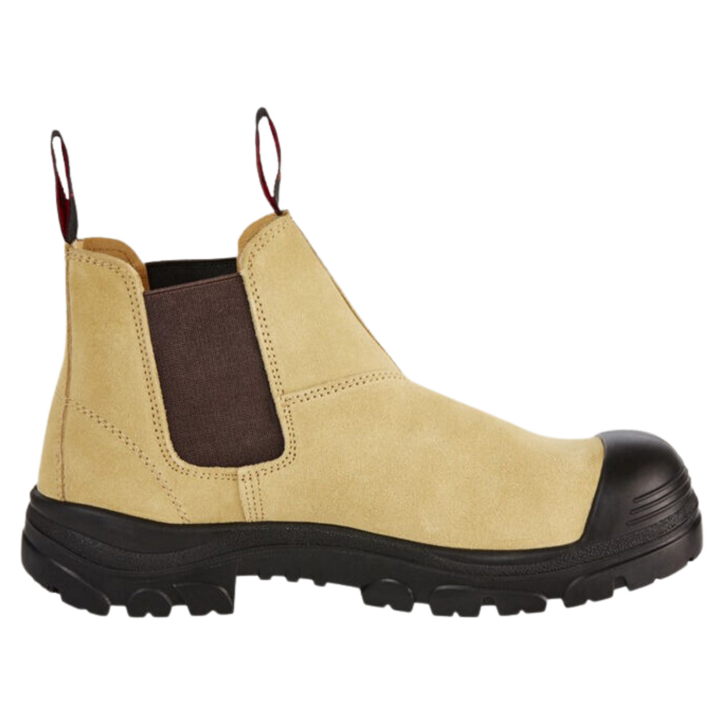 Hard Yakka Men's Grit Pull On Steel Toe Safety Boot - Sand