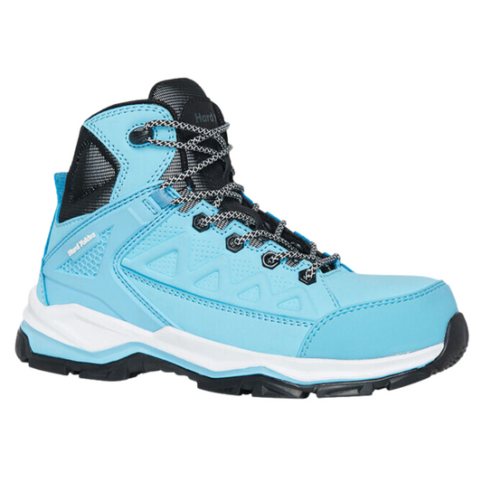 Hard Yakka Woman's Atomic Lightweight Lace Up Safety Boot - Blue