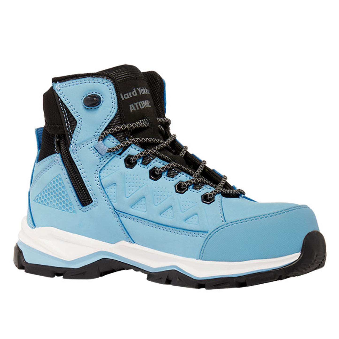 Hard Yakka Woman's Atomic Lightweight Lace Up Safety Boot - Blue