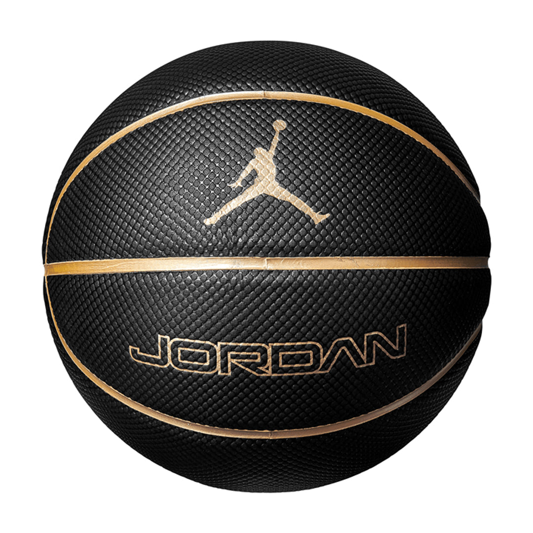 Jordan Legacy Size 7 Basketball - Black/Metallic Gold