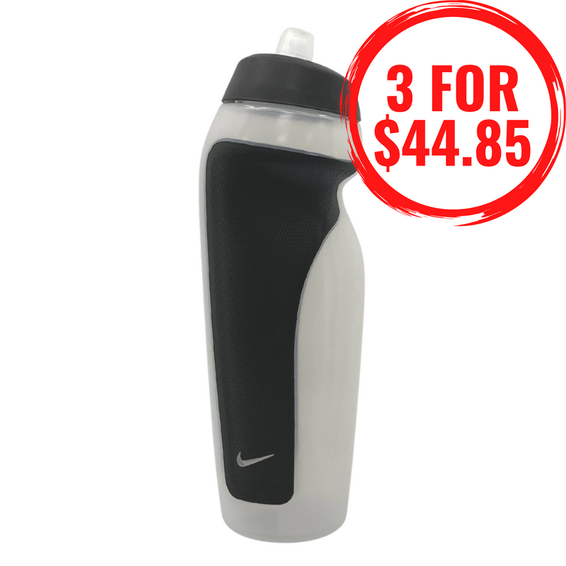 Nike Sport Water Bottle 600ml Clear/Black