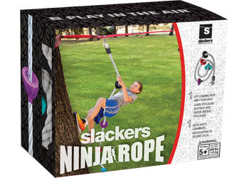 Slackers - Ninja Climbing Rope 8' w/ Foot Holds