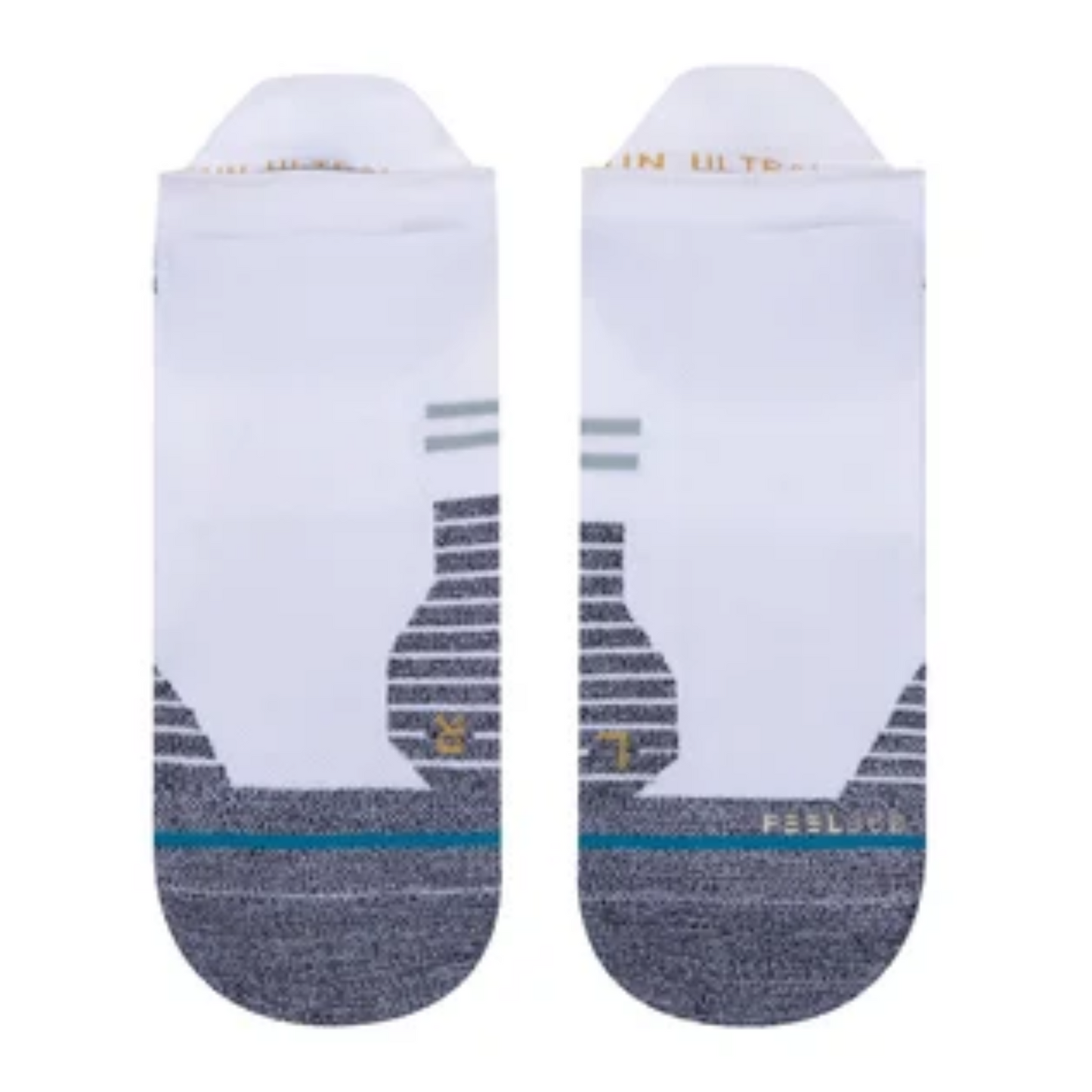 Stance Performance Run Light Tab St Socks - White
