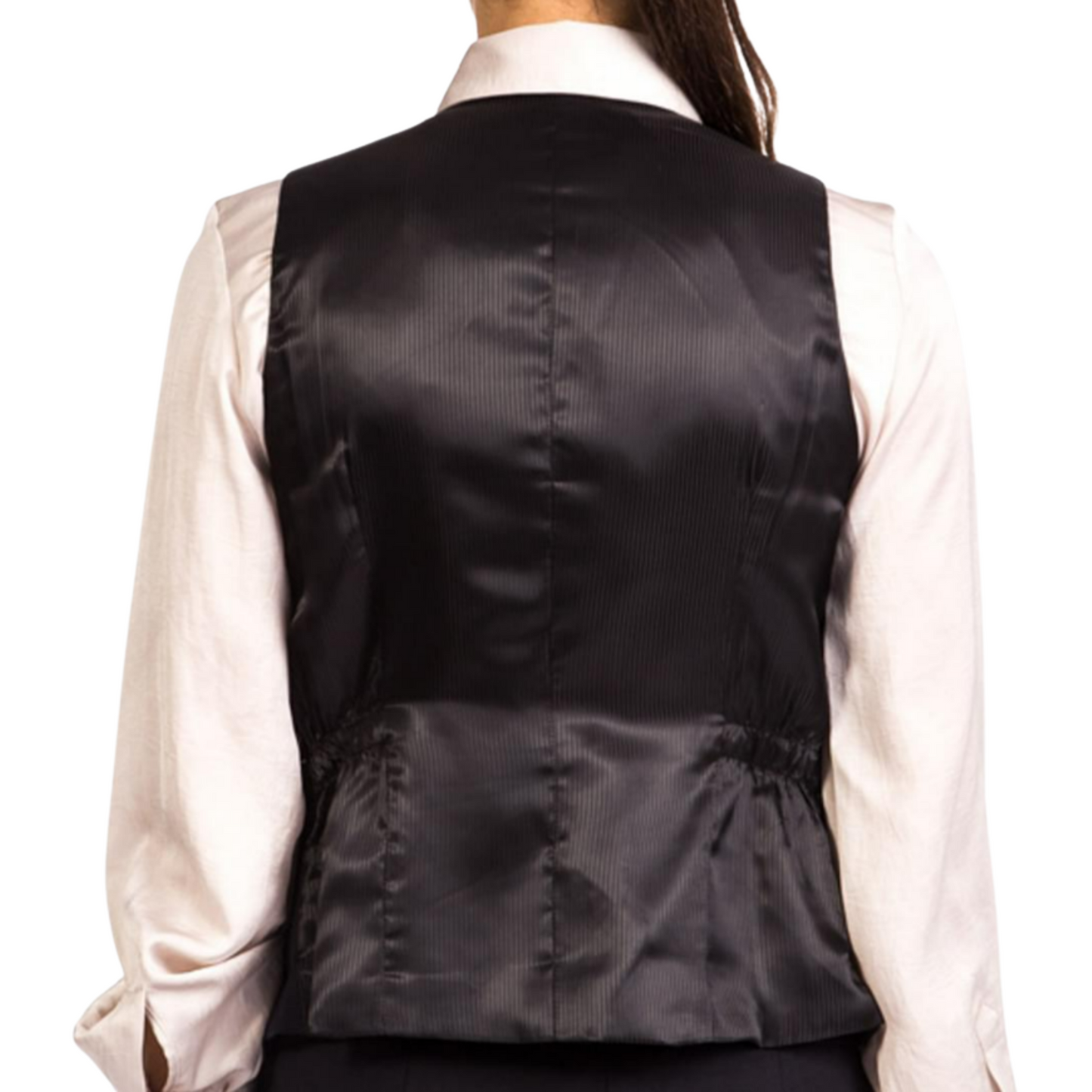 StyleCorp Women's Tailored Vest - Navy