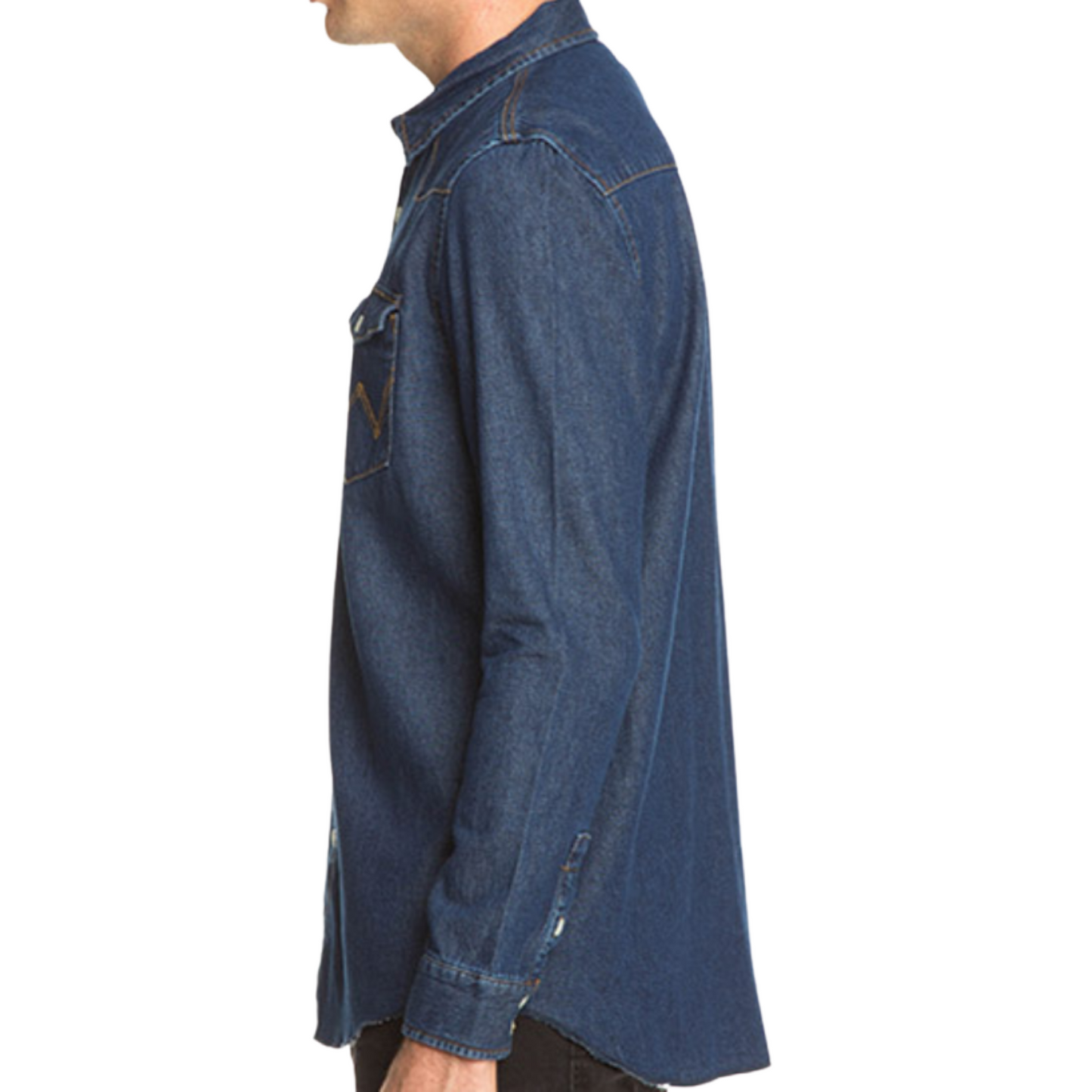 Wrangler Men's Mercy Shirt - Indigo Acid