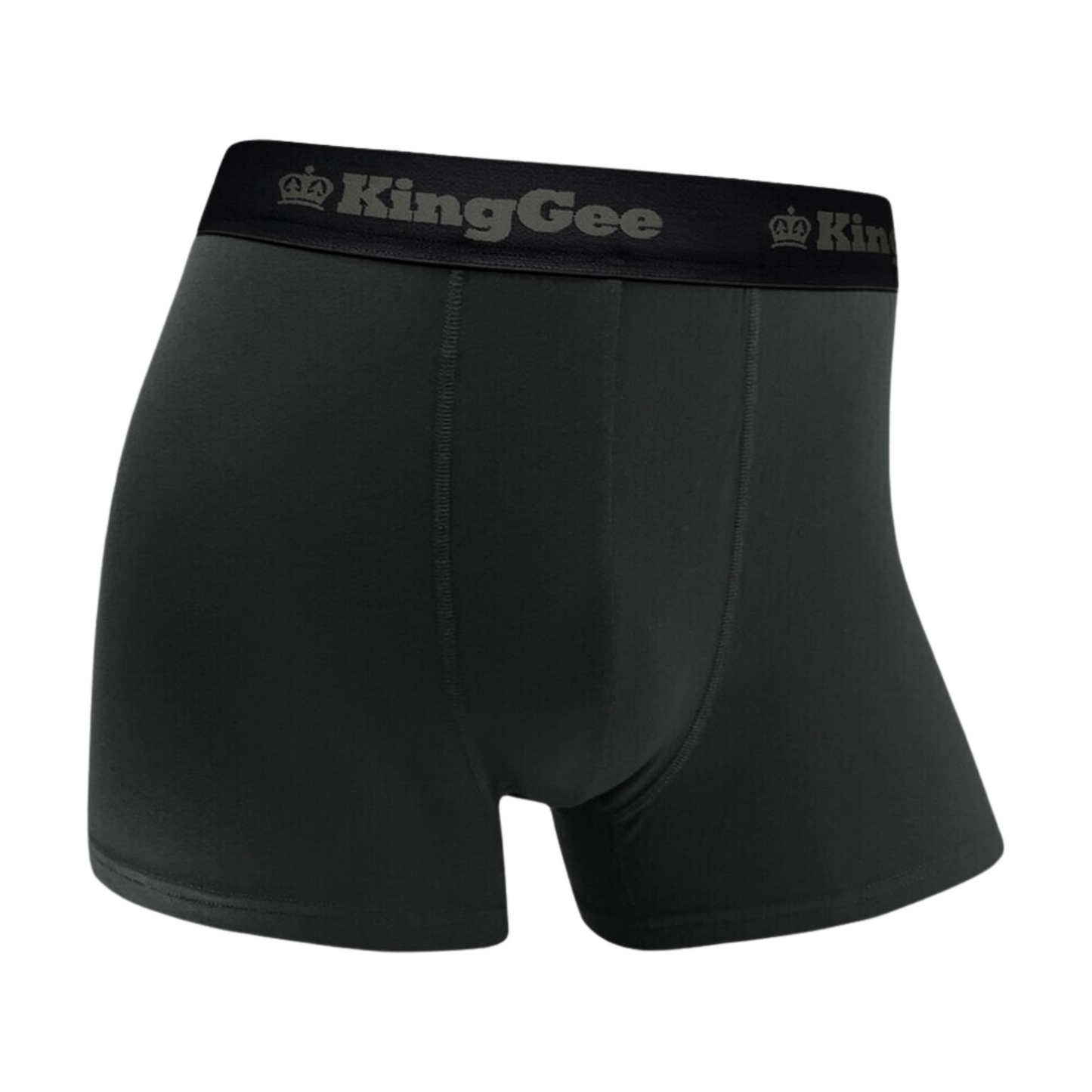 KingGee Bamboo Work Trunks - 3 Pack - Charcoal