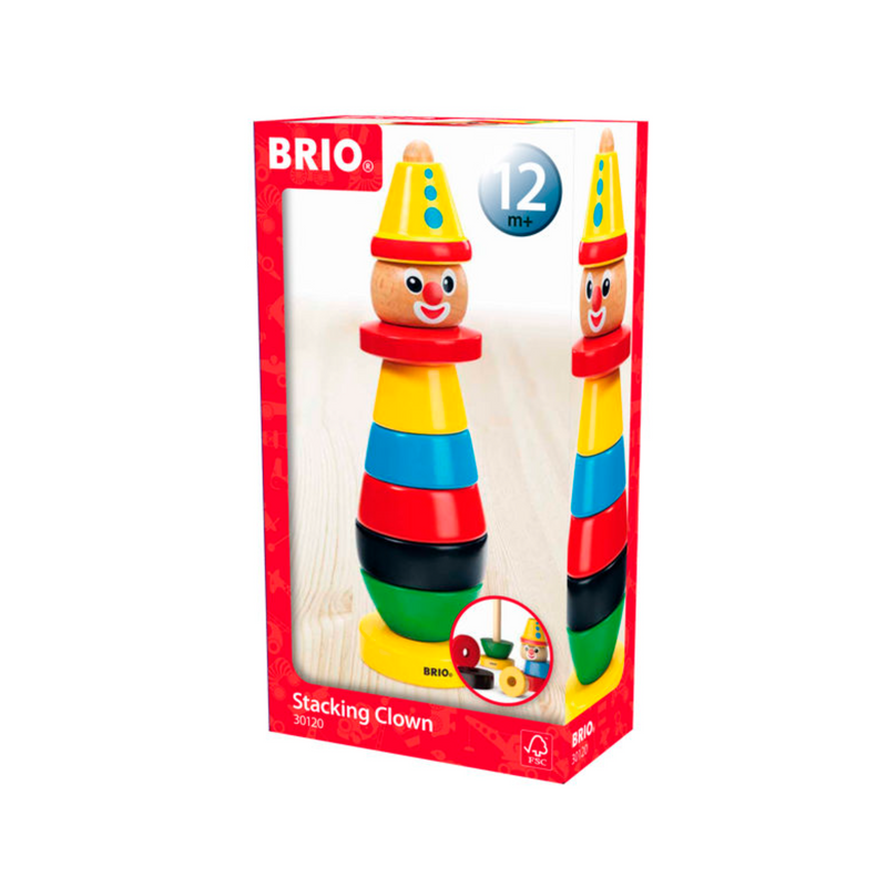 BRIO Infant - Stacking Clown 9 pieces