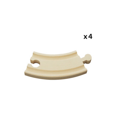 BRIO Tracks - Medium Straight Tracks, 4 pieces