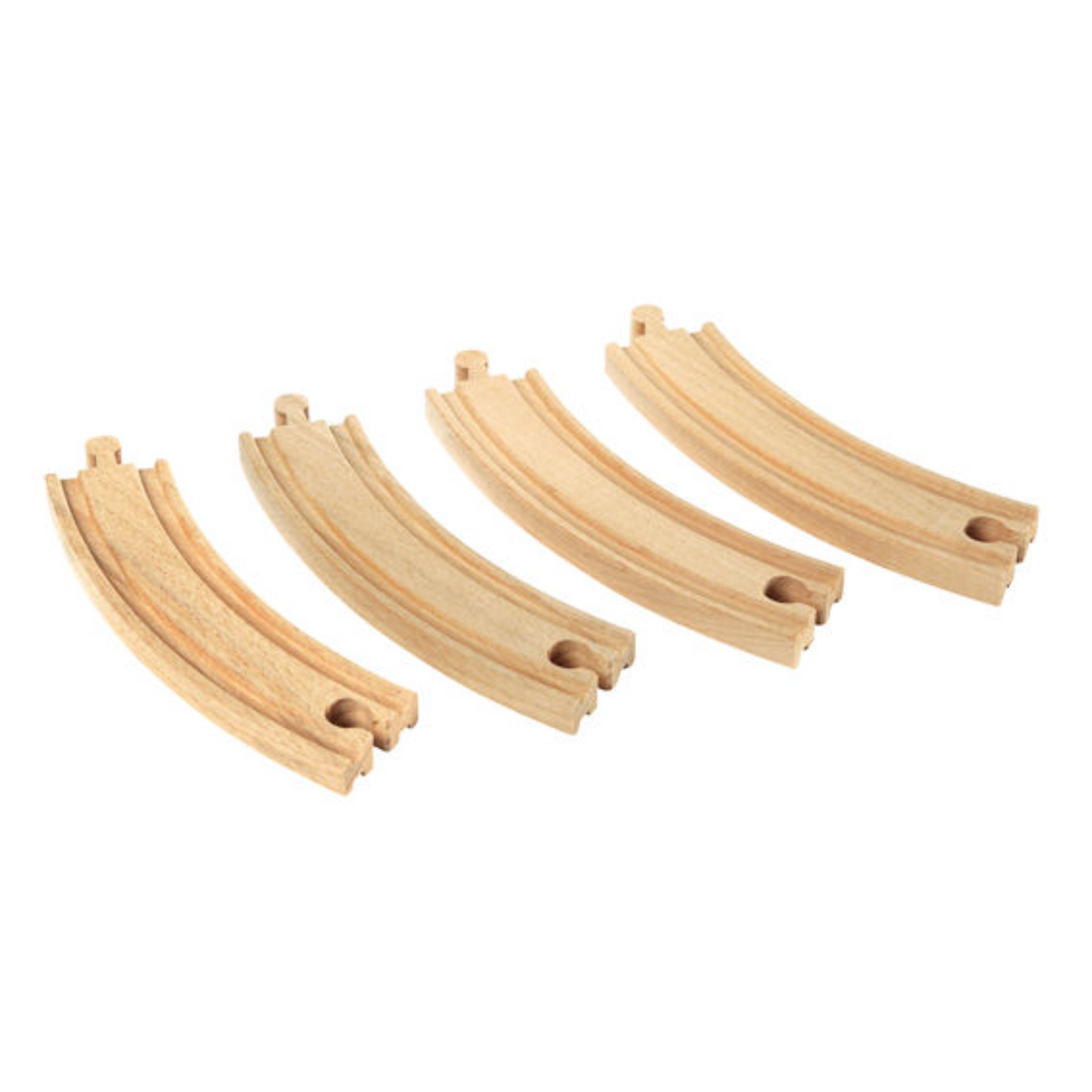 BRIO Tracks - Large Curved Tracks, 4 pieces