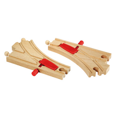 BRIO Tracks - Mechanical Switches, 2 pieces