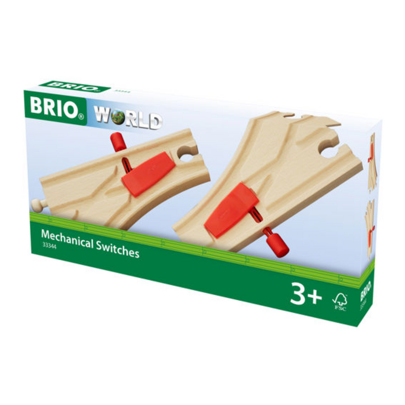 BRIO Tracks - Mechanical Switches, 2 pieces