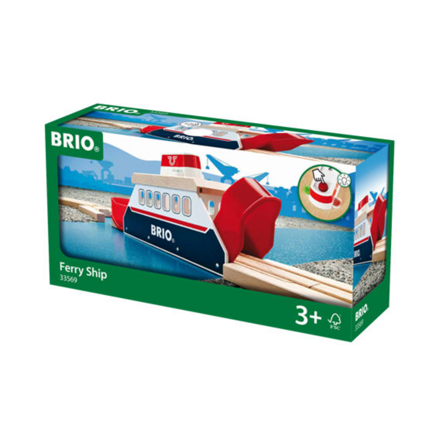 BRIO Vehicle - Ferry Ship, 3 pieces