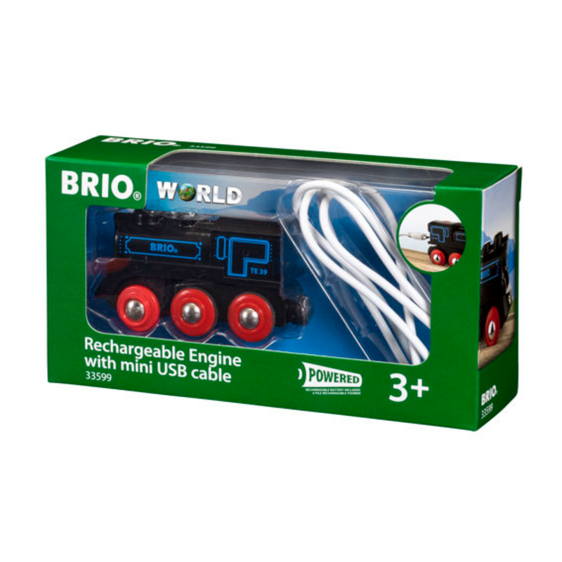 BRIO Train - Rechargeable Engine w mini USB cable