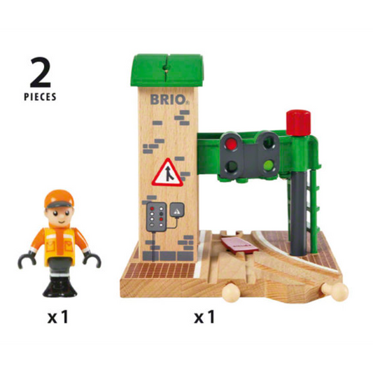 BRIO Destination - Signal Station, 2 pieces