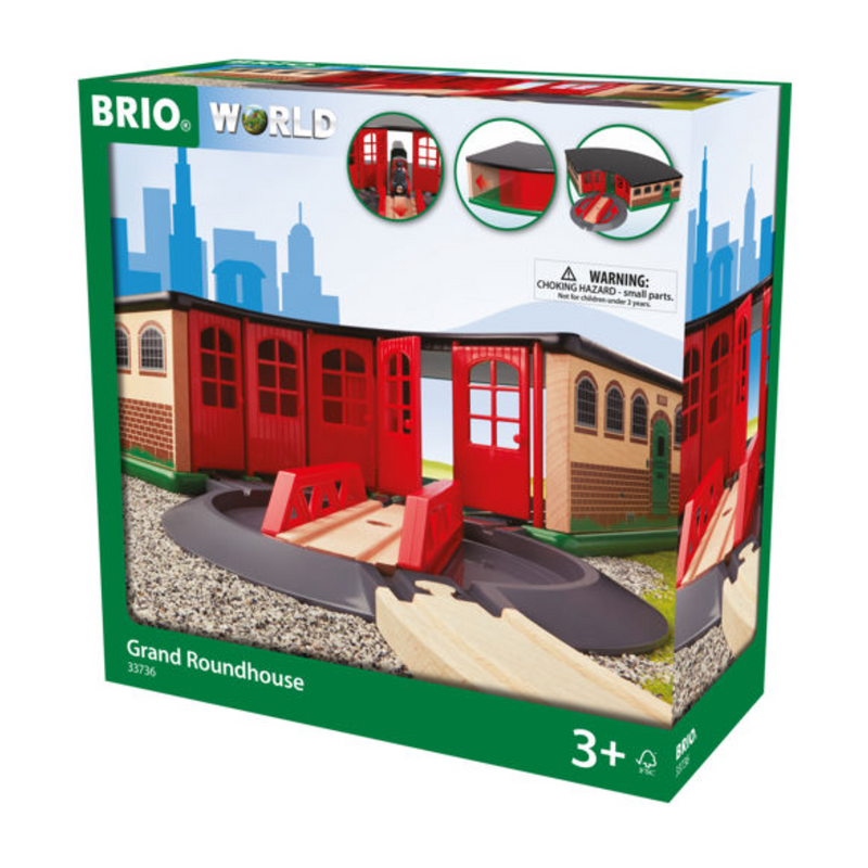 BRIO Destination - Grand Roundhouse, 3 pieces