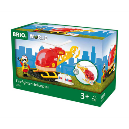 BRIO Vehicle - Firefighter Helicopter, 3 pieces