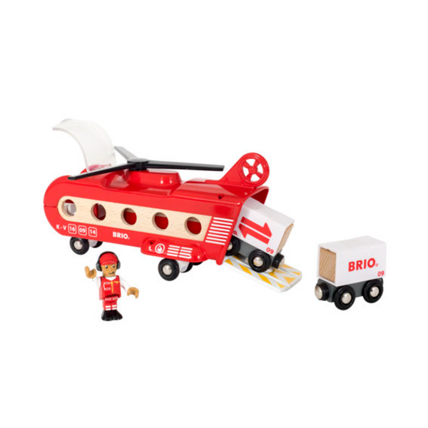 BRIO Vehicle - Cargo Transport Helicopter, 8 piecess