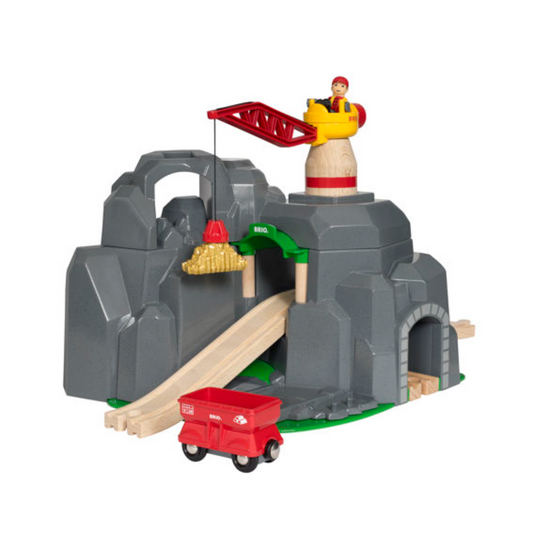 BRIO Tunnel - Crane and Mountain Tunnel, 7 pieces