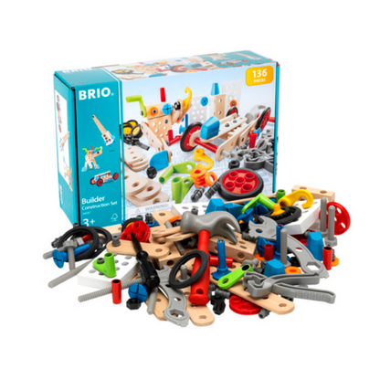 BRIO Builder - Construction Set, 136 pieces
