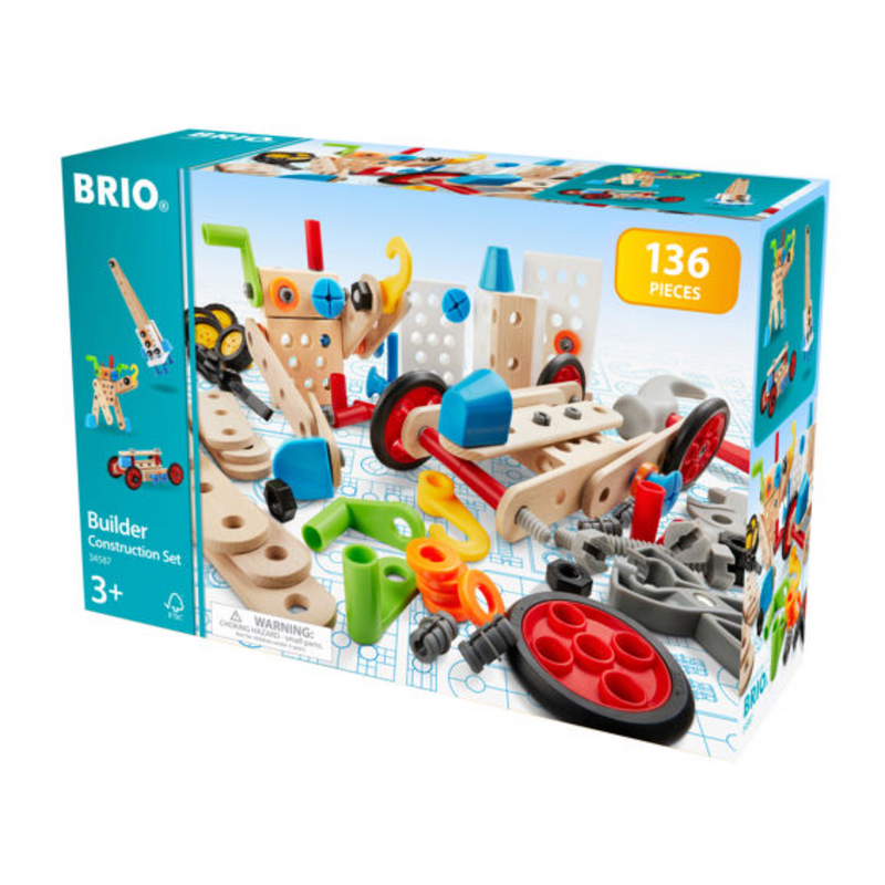 BRIO Builder - Construction Set, 136 pieces