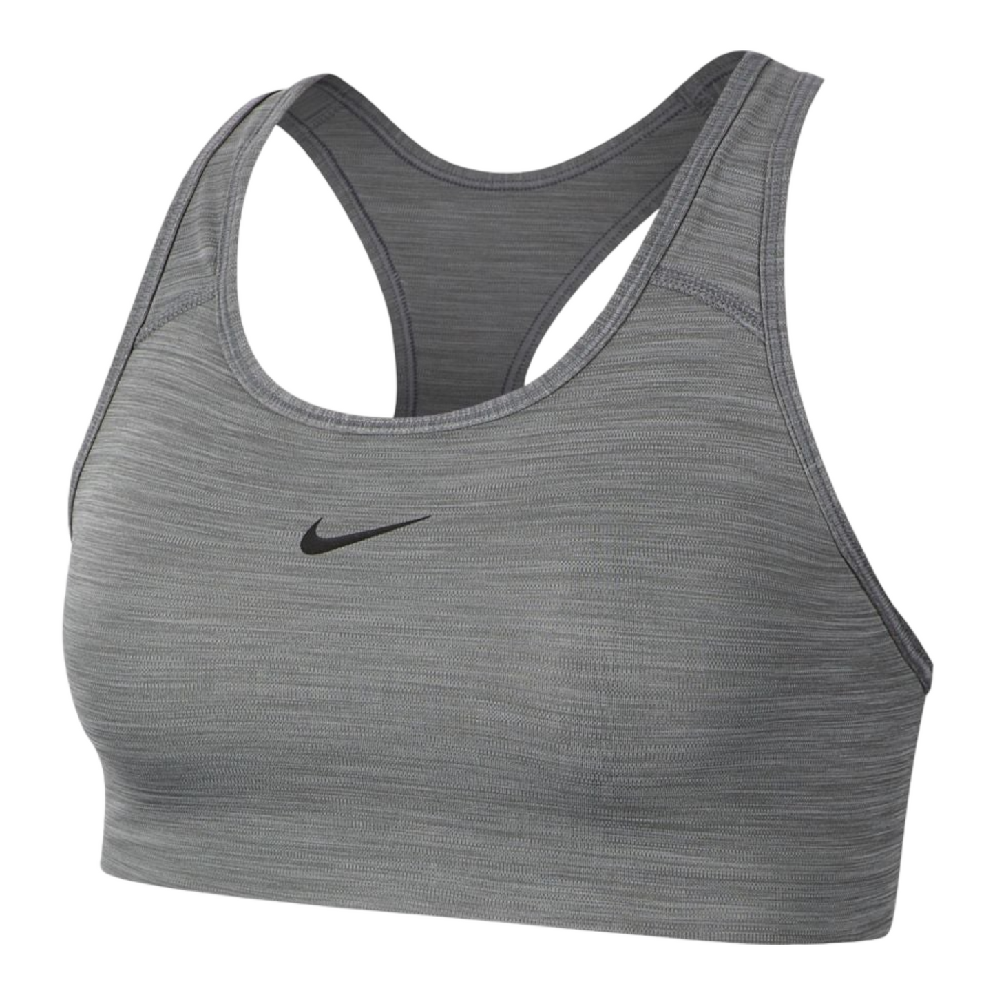 Nike Women's Dri-Fit Swoosh Medium-Support Sports Bra - Grey