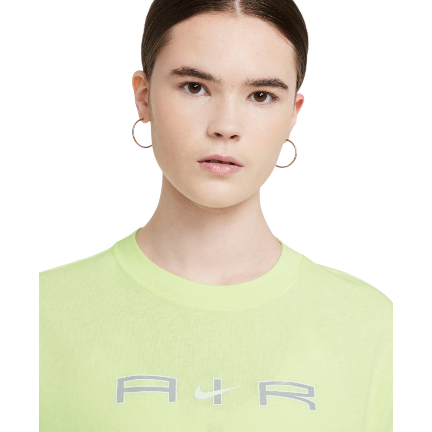 Nike Air Women's  Short Sleeve Boyfriend T-Shirt - Lime
