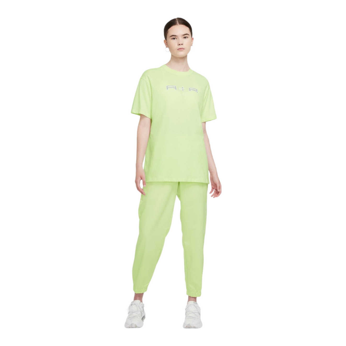 Nike Air Women's  Short Sleeve Boyfriend T-Shirt - Lime