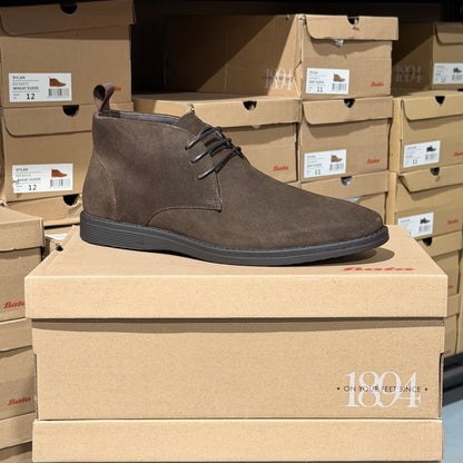 Bata Men's Dylan Suede Desert Boot - Chocolate